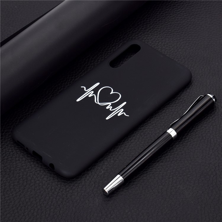 Matte Pattern Printing TPU Case Accessory for Samsung Galaxy A50 / A50s / A30s - Heart-6