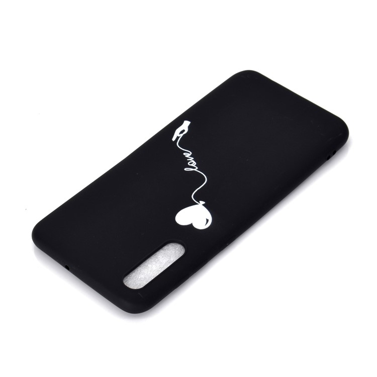 Matte Pattern Printing TPU Case Accessory for Samsung Galaxy A50 / A50s / A30s - Heart and Love-4