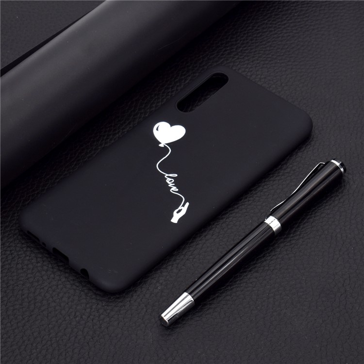 Matte Pattern Printing TPU Case Accessory for Samsung Galaxy A50 / A50s / A30s - Heart and Love-6