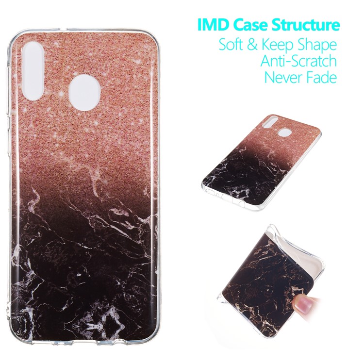 

Marble Pattern IMD TPU Case for Samsung Galaxy M20 - Style G, Galaxy M20