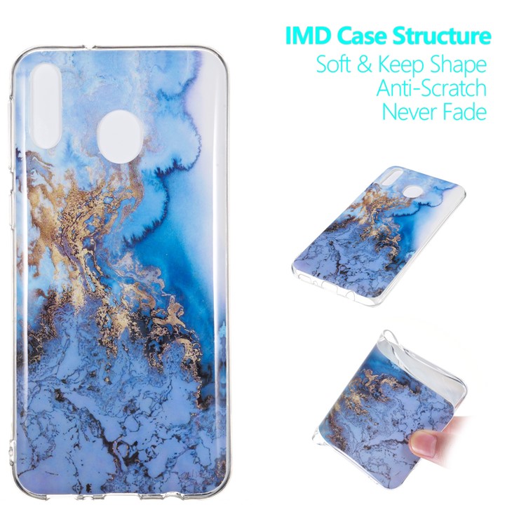 

Marble Pattern IMD TPU Case for Samsung Galaxy M20 - Style K, Galaxy M20