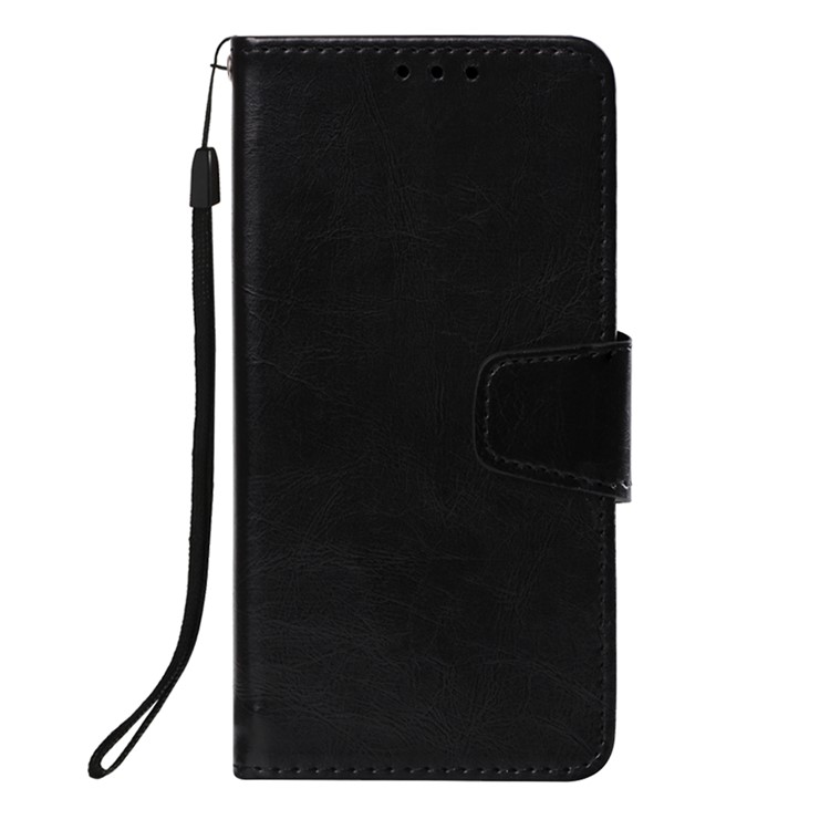 Retro Style PU Leather Magnetic Wallet Stand Cover for Samsung Galaxy S10 - Black-2