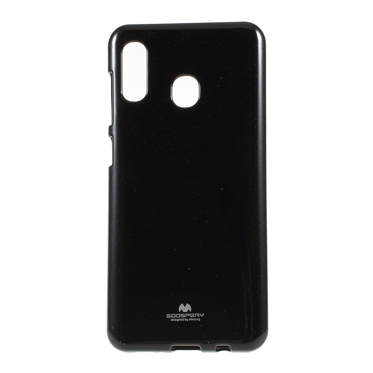 MERCURY GOOSPERY Flash Powder TPU Shell Case for Samsung Galaxy A30 / A20 - Black-1