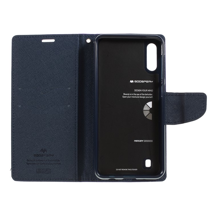 MERCURY GOOSPERY Fancy Diary Leather Wallet Case for Samsung Galaxy M10 - Purple-4