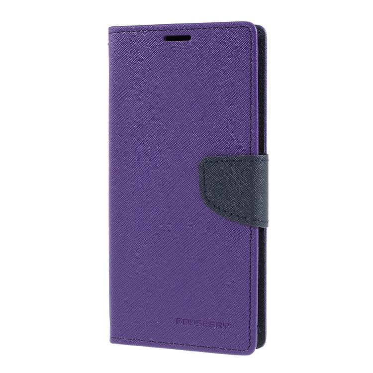 MERCURY GOOSPERY Fancy Diary Leather Wallet Case for Samsung Galaxy M10 - Purple-5