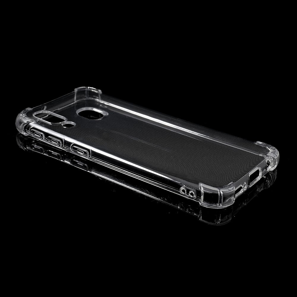 Drop-resistant Clear TPU Phone Case Back Cover for Samsung Galaxy A40-3