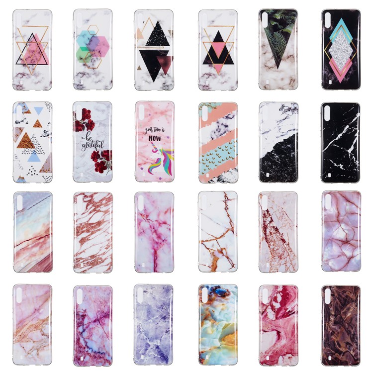 Marble Pattern IMD TPU Case for Samsung Galaxy M10 - Style A-6