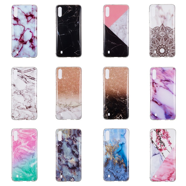 Marble Pattern IMD TPU Phone Case for Samsung Galaxy M10 - Style A-6