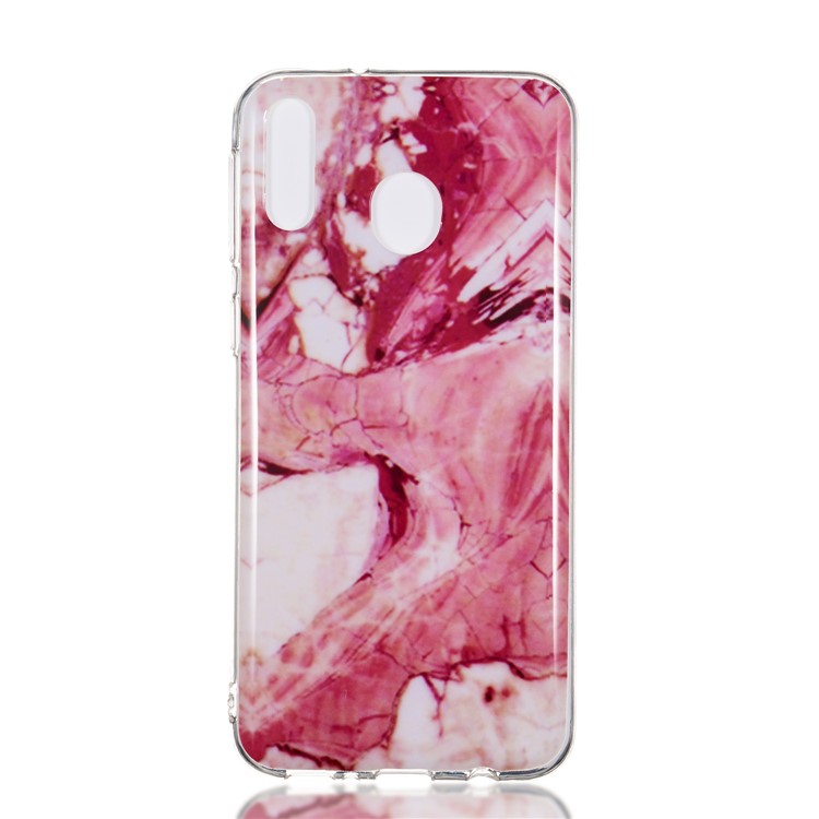 Marble Pattern IMD TPU Back Case for Samsung Galaxy M20 - Style A-2