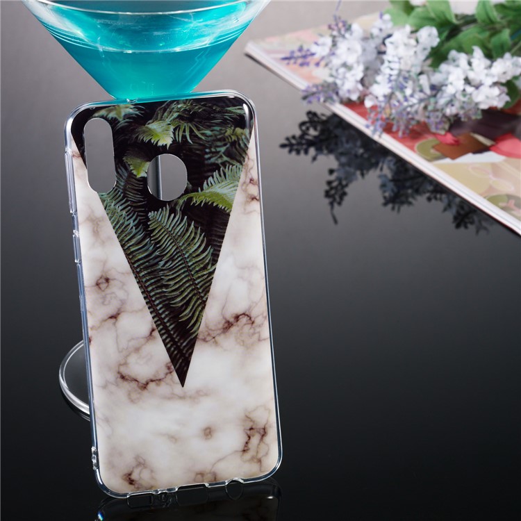 Marble Pattern IMD TPU Back Case for Samsung Galaxy M20 - Style G-5