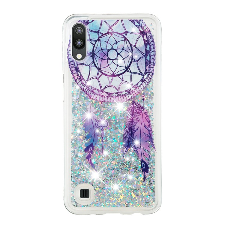 Dynamic Glitter Powder Sequins TPU Case for Samsung Galaxy M10 / A10 - Dream Catcher-2