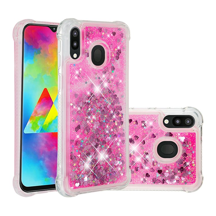 

Dynamic Quicksand Shock-absorbing TPU Protection Phone Casing for Samsung Galaxy M20 - Rose, Galaxy M20