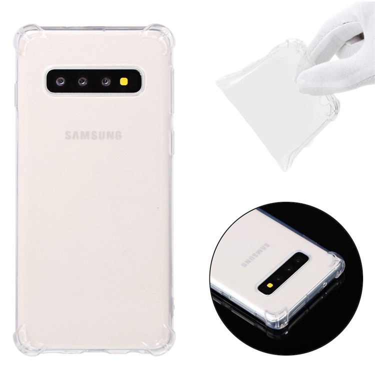 

Узорной Мягкий Тпу Противоударный Сотовый Телефон Чехол Для Samsung Galaxy S10 - Прозрачный, Galaxy S10