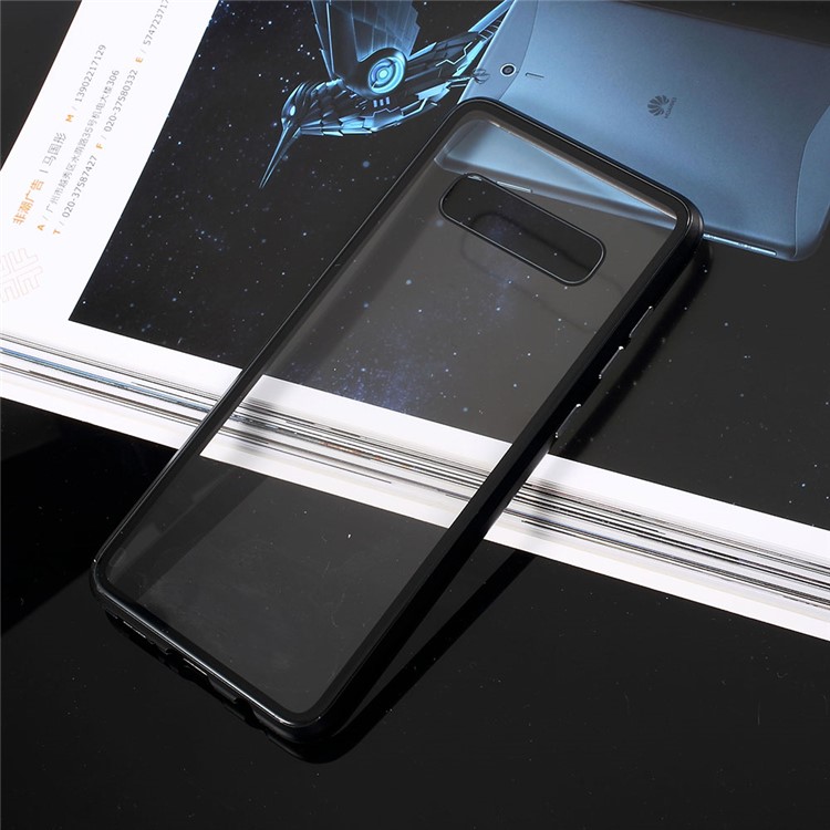 Magnetische Anziehung Aus Gehärtetem Glas Für Samsung Galaxy S10 - Schwarz-3