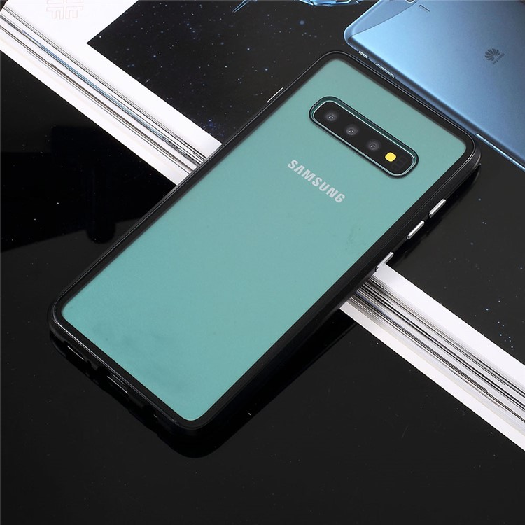Magnetische Anziehung Aus Gehärtetem Glas Für Samsung Galaxy S10 - Schwarz-4