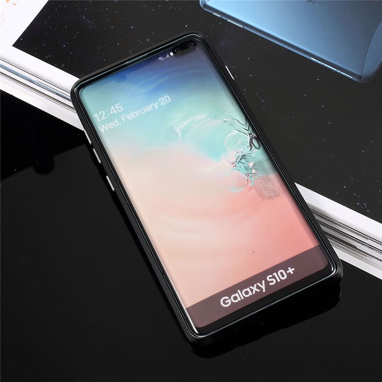 Magnetische Anziehung Aus Gehärtetem Glas Für Samsung Galaxy S10 - Schwarz-6
