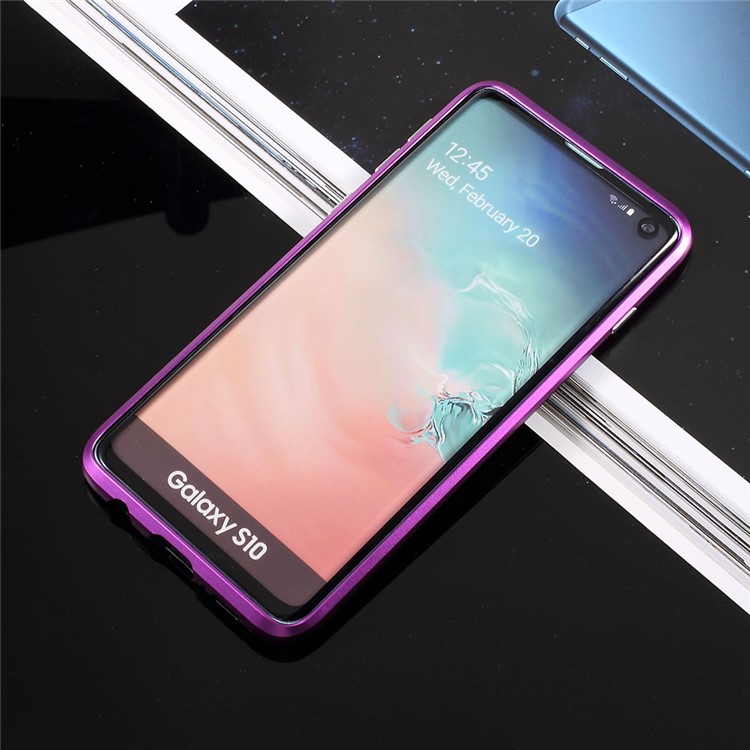 

Крышка Телефона Магнитного Притяжения Закаленное Стеклянная Для Samsung Galaxy S10 - Пурпурный, Galaxy S10