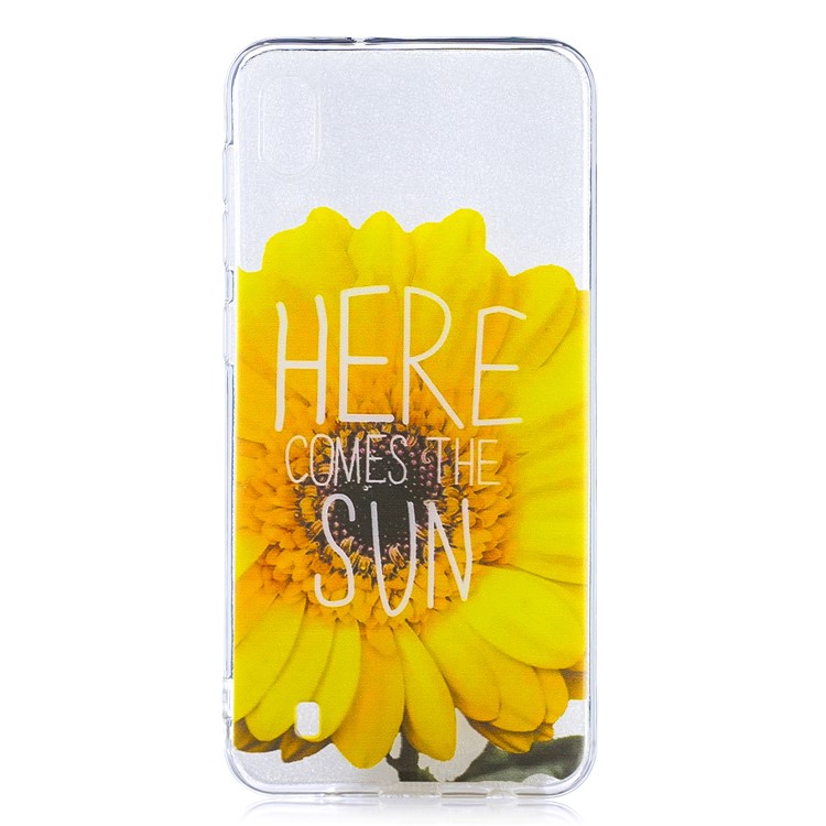

Pattern Printing Soft TPU Case for Samsung Galaxy M10 - Sunflower, Galaxy M10