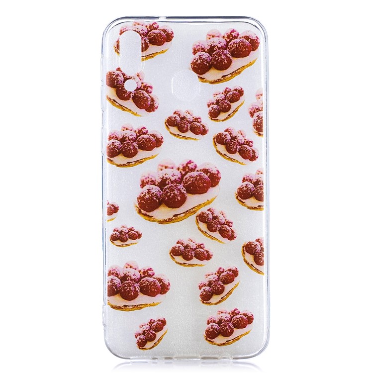 

Pattern Printing Soft TPU Case for Samsung Galaxy M20 - Dessert, Galaxy M20