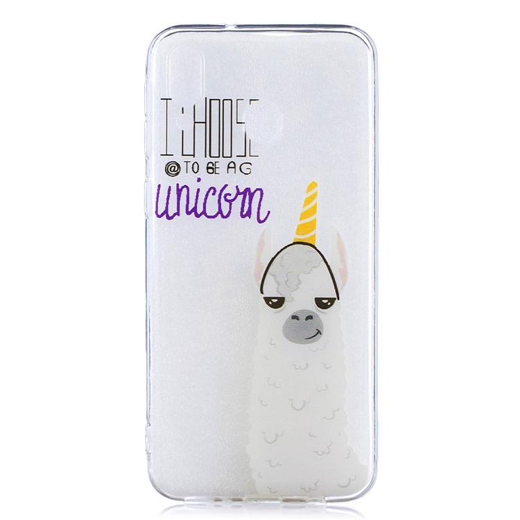 

Pattern Printing Soft TPU Case for Samsung Galaxy M20 - I Choose To Be a Unicorn, Galaxy M20