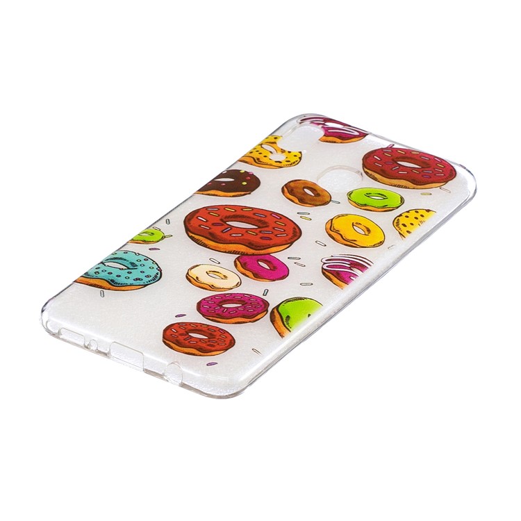 Pattern Printing Soft TPU Case for Samsung Galaxy A30 / A20 - Doughnut-2