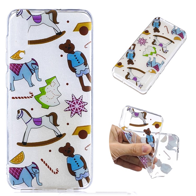 Padrão De Impressão TPU Macio Para Samsung Galaxy A50 - Artigos Diversos-1