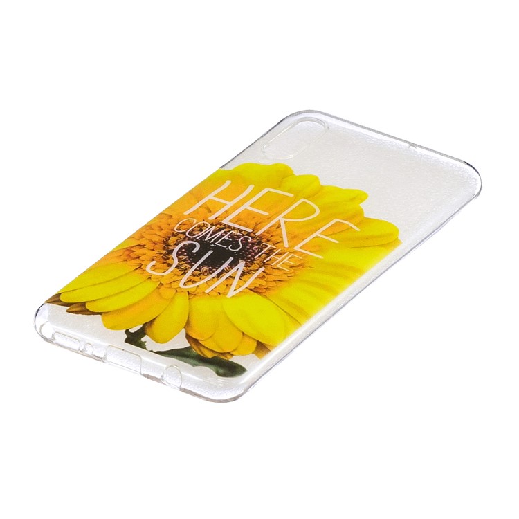 Padrão De Impressão TPU Macio Para Samsung Galaxy A50 - Girassol-2