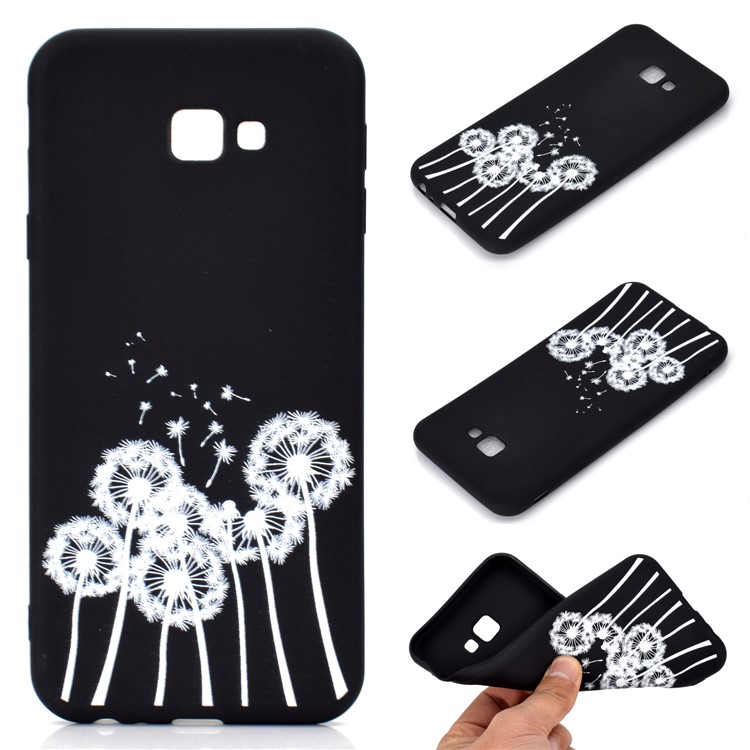 Matte Pattern Printing TPU Soft Mobile Cover for Samsung Galaxy J4+ - Dandelion-1