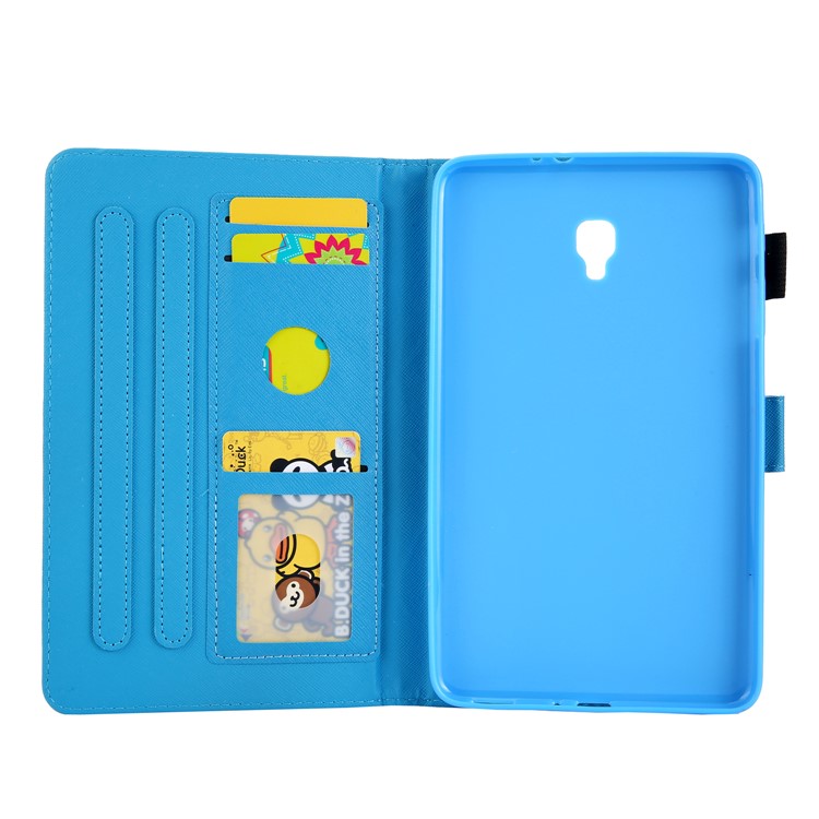 Cubierta de Tableta de Cuero Estampado de la Serie Animal Para Samsung Galaxy Tab A 8.0 (2017) T380/T385 - Elefante-4