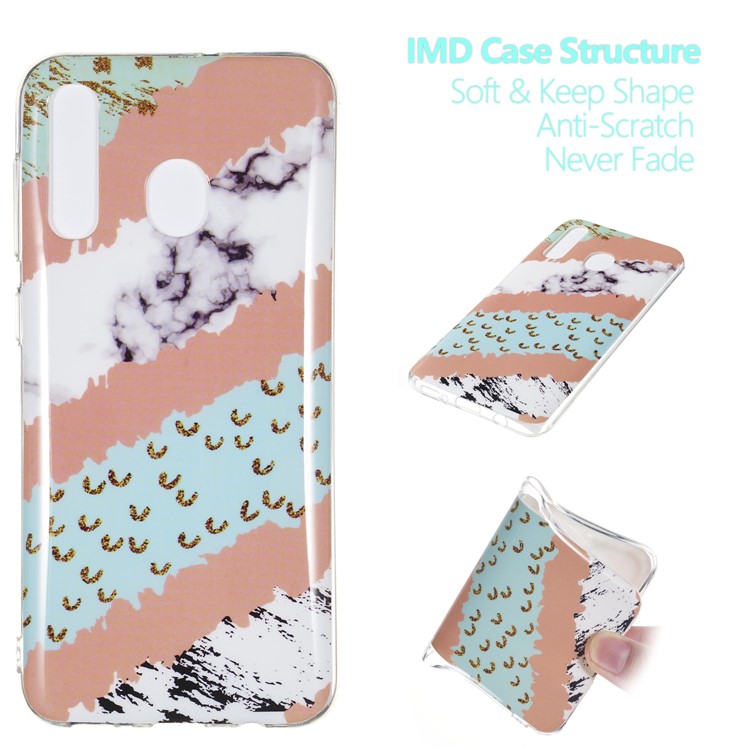

Cellphone Shell [Marble Pattern] IMD TPU Case for Samsung Galaxy A30/A20 - Style W, Galaxy A30
