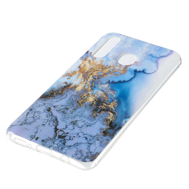 Marble Pattern IMD TPU Soft Back Case for Samsung Galaxy A30 / A20 - Style G-3