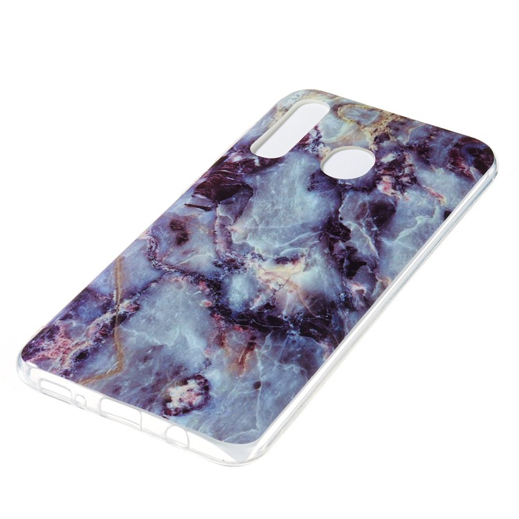 Padrão De Mármore IMD TPU Macio De Volta Caso Para Samsung Galaxy A50 / A30 / A20 - Estilo H-3