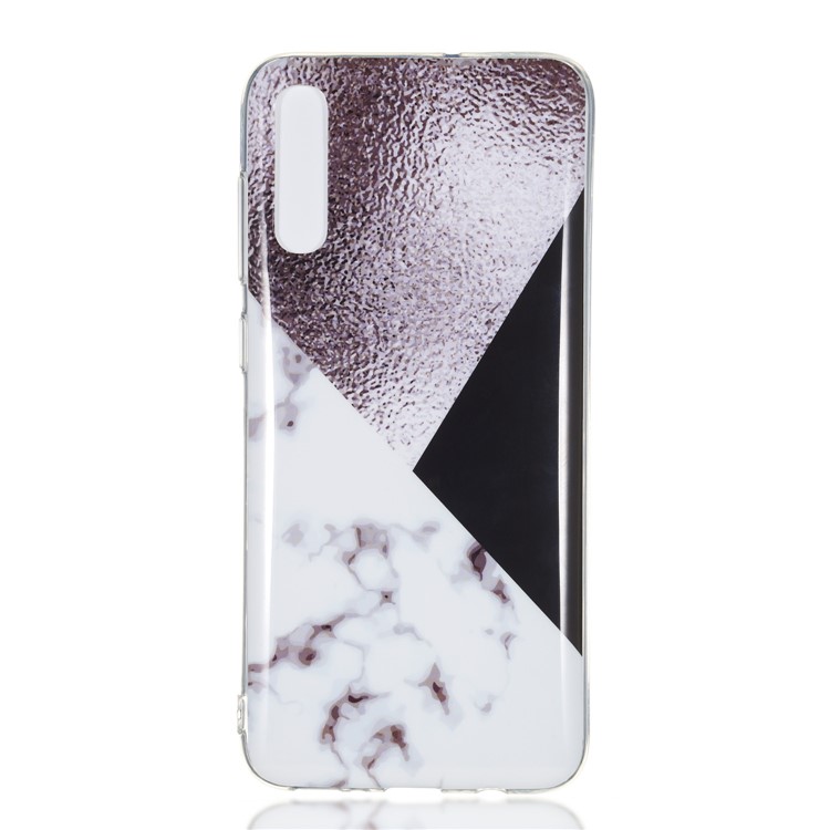 Marble Pattern Printing IMD TPU Phone Case for Samsung Galaxy A70 - Style A-2