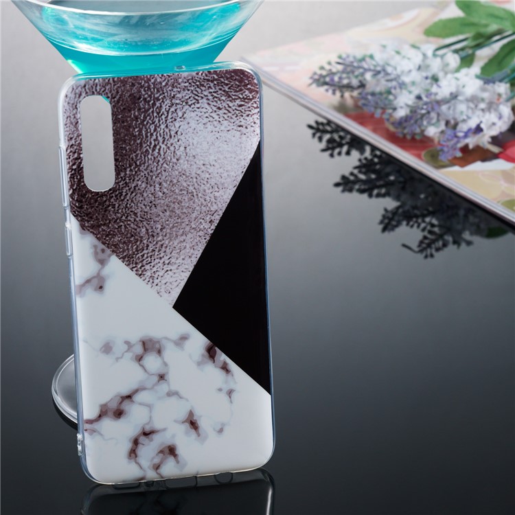 Marble Pattern Printing IMD TPU Phone Case for Samsung Galaxy A70 - Style A-5