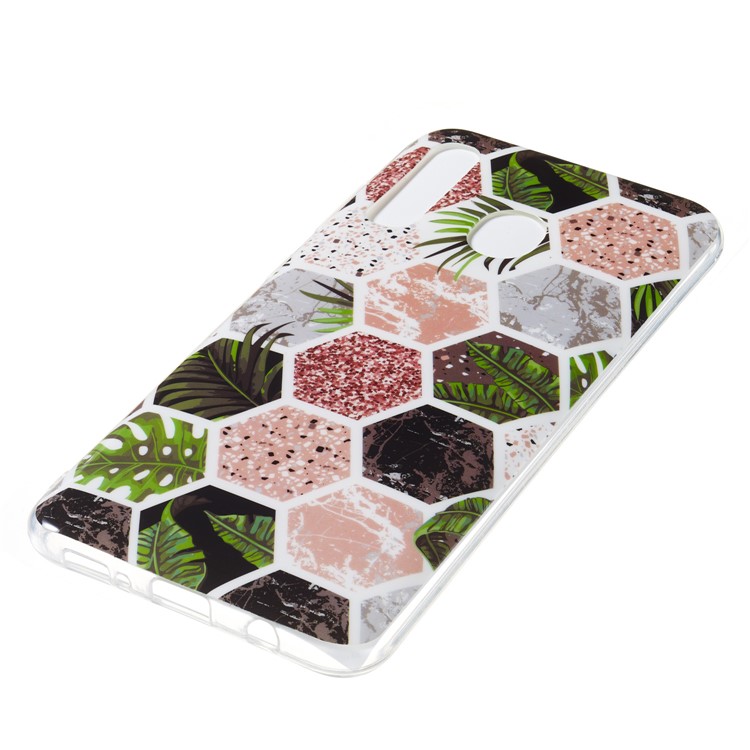 Marble Pattern Printing IMD TPU Phone Case for Samsung Galaxy A50 / A30 / A20 - Style I-3