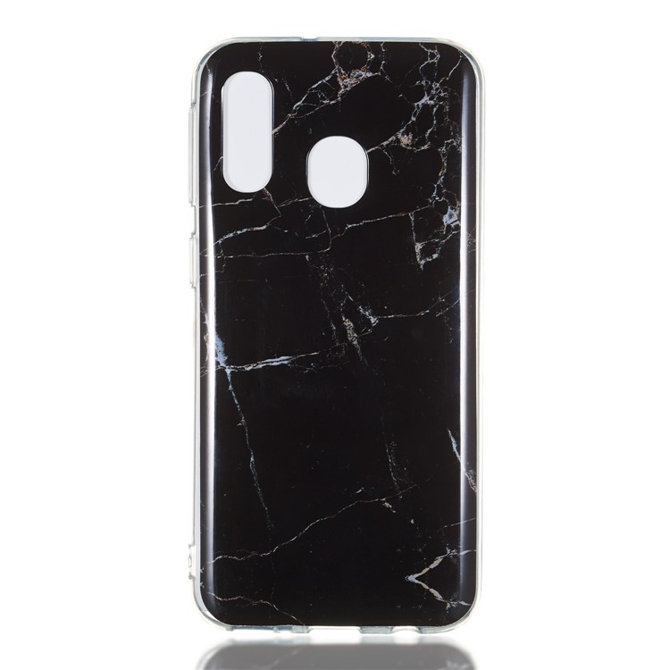 Marble Pattern IMD TPU Shell Phone Case for Samsung Galaxy A40 - Style A-2