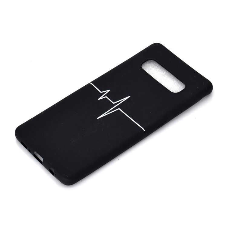 Estuche De Impresión Mate De TPU Con Estampado Mate Para Samsung Galaxy S10 - ECG-3