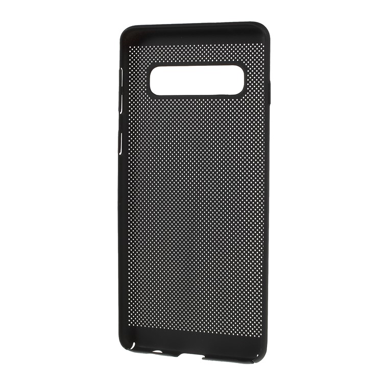 For Samsung Galaxy S10 Rubberized Heat Dissipation PC Case - Black-6