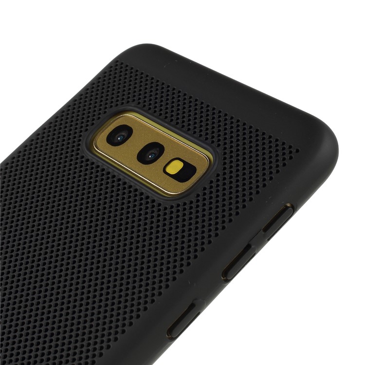 Heat Dissipation Rubberized PC Mobile Phone Shell for Samsung Galaxy S10e - Black-4