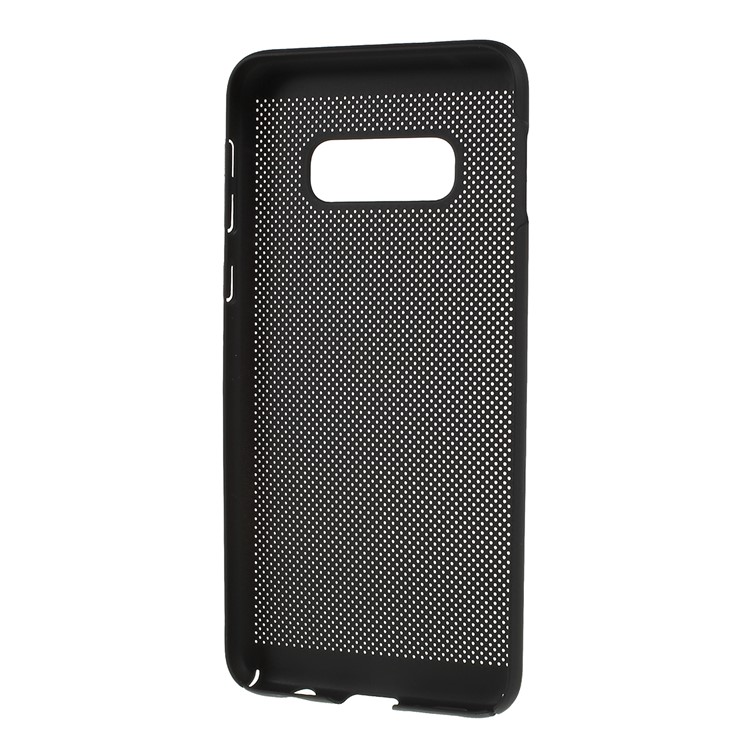 Heat Dissipation Rubberized PC Mobile Phone Shell for Samsung Galaxy S10e - Black-6