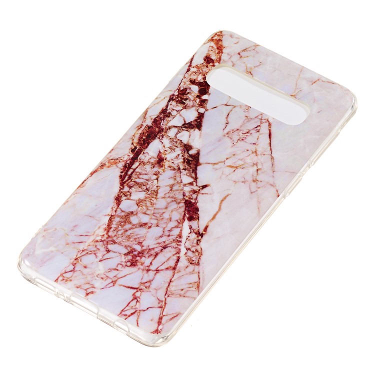 Marble Pattern IMD TPU Gel Mobile Casing for Samsung Galaxy S10 5G - Style D-3