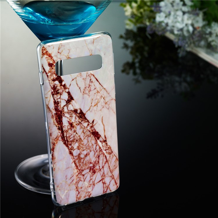 Marble Pattern IMD TPU Gel Mobile Casing for Samsung Galaxy S10 5G - Style D-5