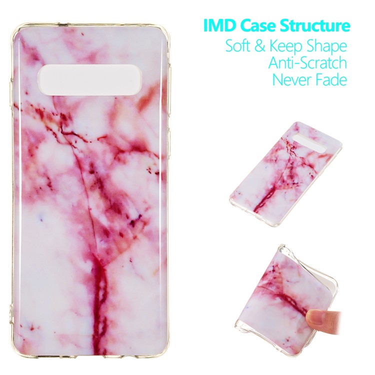 

Marble Pattern IMD TPU Gel Mobile Casing for Samsung Galaxy S10 5G - Style H, Galaxy S10 5G