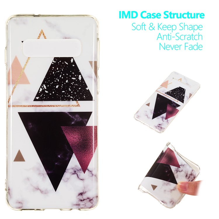 

Marble Pattern IMD TPU Gel Mobile Casing for Samsung Galaxy S10 5G - Style K, Galaxy S10 5G