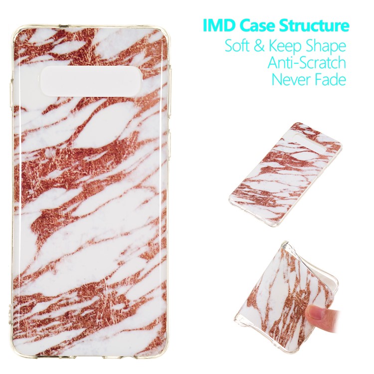 

Marble Pattern IMD TPU Gel Mobile Casing for Samsung Galaxy S10 5G - Style U, Galaxy S10 5G