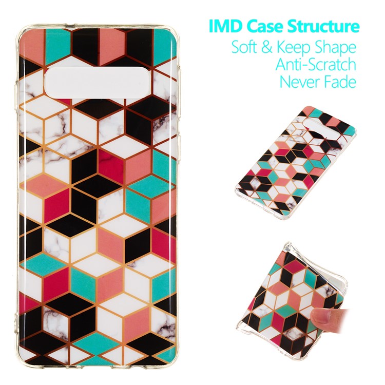 

Marble Pattern IMD TPU Back Case for Samsung Galaxy S10 5G - Style B, Galaxy S10 5G