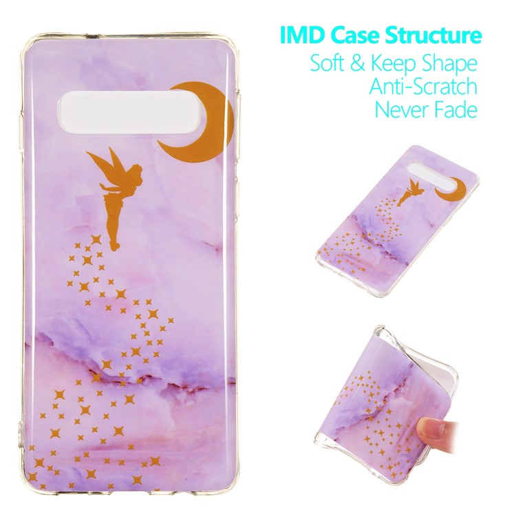 

Marble Pattern IMD TPU Back Case for Samsung Galaxy S10 5G - Style I, Galaxy S10 5G
