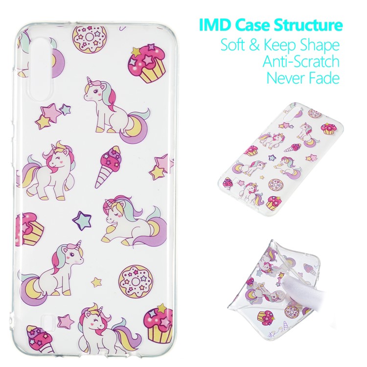 

Pattern Printing IMD TPU Case for Samsung Galaxy M10 - Unicorn, Galaxy M10