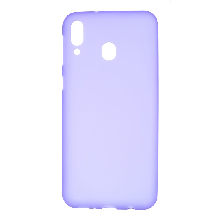 Double Sided Matte TPU Protection Cover Case for Samsung Galaxy M20 - Purple-1