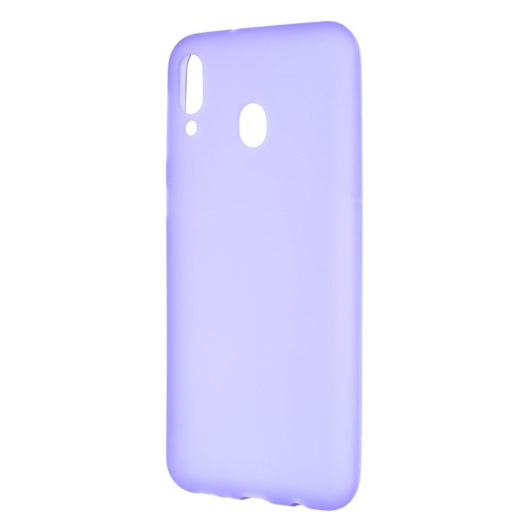 Double Sided Matte TPU Protection Cover Case for Samsung Galaxy M20 - Purple-2